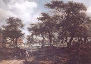 Wooded Landscape with Travellers (mk25)